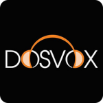 texto dosvox com fundo preto